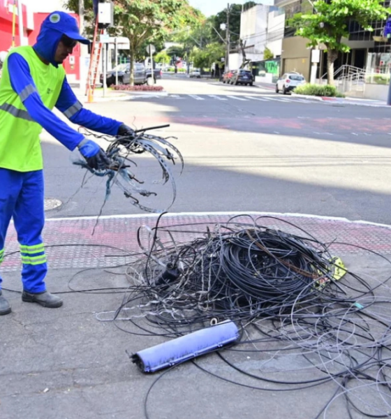 Vitória substitui fios de cobre por novo material para combater furtos